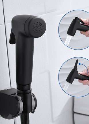 Bathroom cleaning nozzle