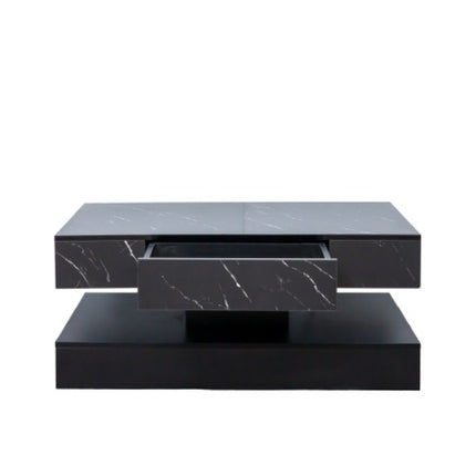 6.93IN High LED Coffee Table, Modern Coffee Table For Living Room
