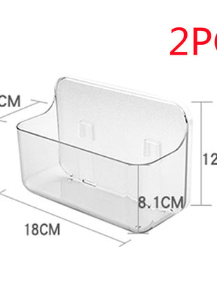 Caja de almacenamiento con velcro perforado para cocina y baño gratis