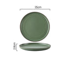 Dark Green / 10in shallow dish