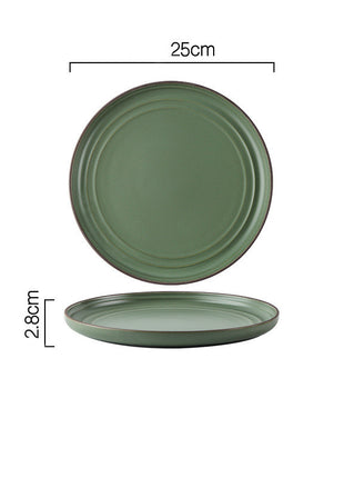 Vajilla y vajilla de combinación de cuenco y plato sencillos Wind