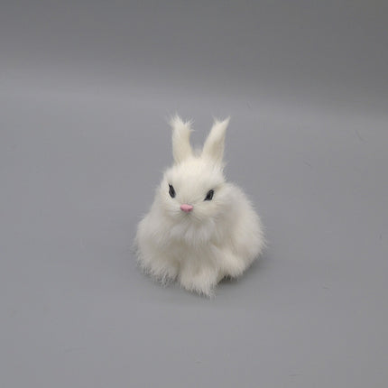 High Simulation Rabbit Small White Rabbit Doll Children