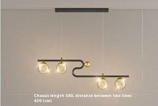 Modern Rectangular Dining Table Light