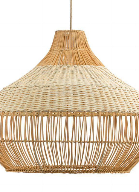 Iluminación japonesa, arte creativo de ratán, pantalla tejida de ratán para dormitorio, restaurante