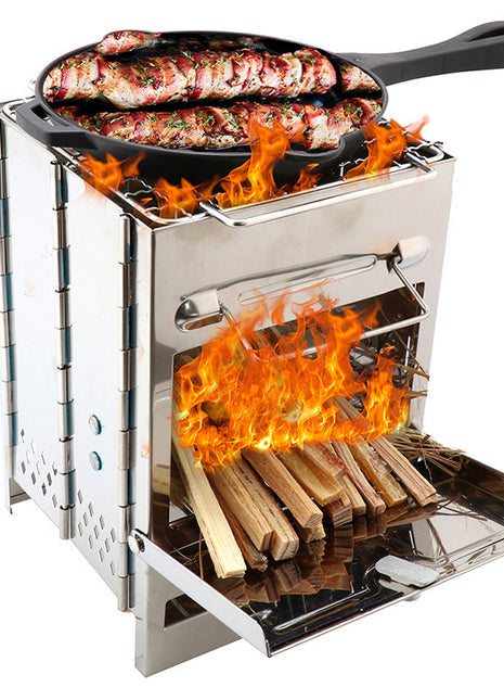 Portable Folding Wood Burning Stove