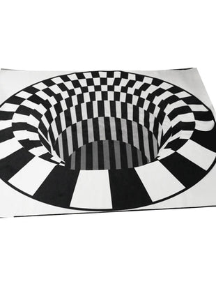3D Vortex Illusion Rug