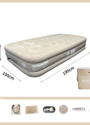 Cama flotante plegable con flocado engrosado
