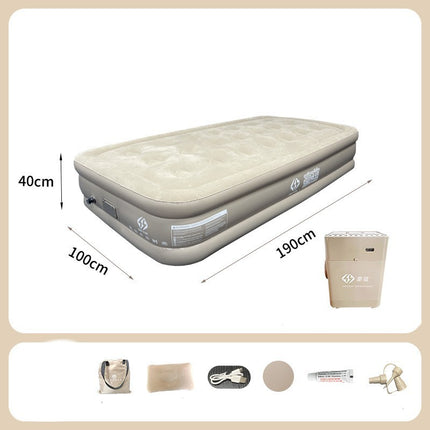 Cama flotante plegable con flocado engrosado