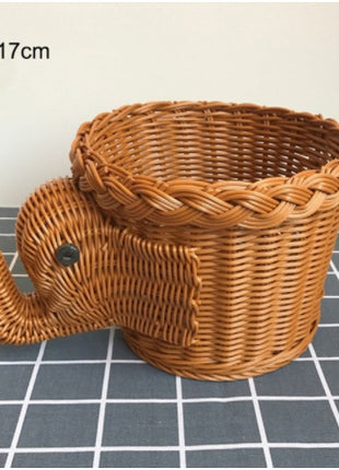 Creative Rattan Fruit Basket Home Furnishings Home Storage
