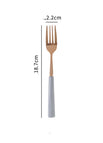 Grey dinner fork