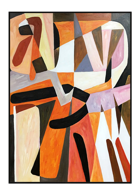 Hand-Painted Abstract Oil Painting