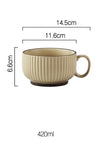 Beige / Taza de desayuno