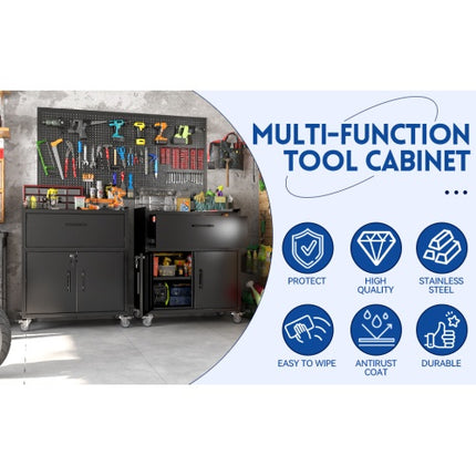 2-Door Garage Tool Cabinet