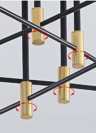 Modern Iron Chandelier