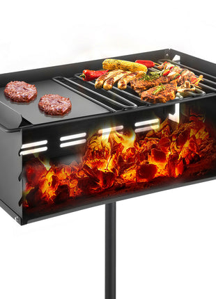 Portable Swing BBQ Grill Rack