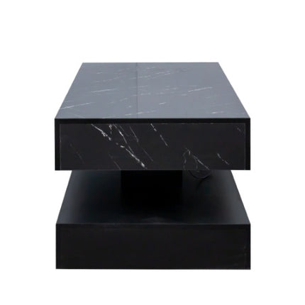 6.93IN High LED Coffee Table, Modern Coffee Table For Living Room