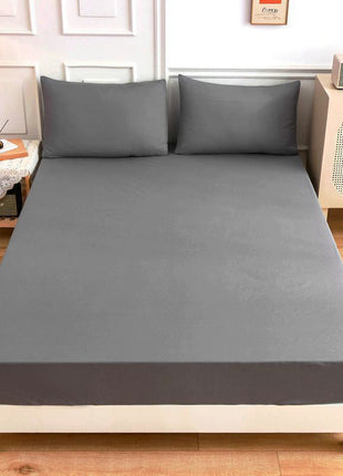 Sábanas de algodón para estudiantes, sábana ajustable, funda de almohada