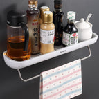 Grey With towel bar