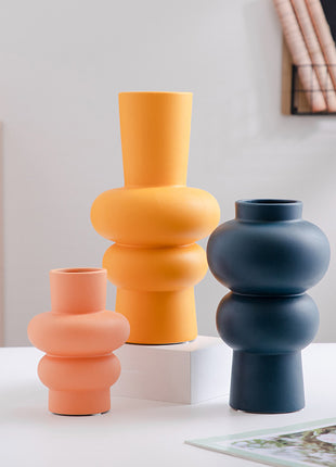 Ceramic Vase Flower Nordic Minimalist Living Room Decoration