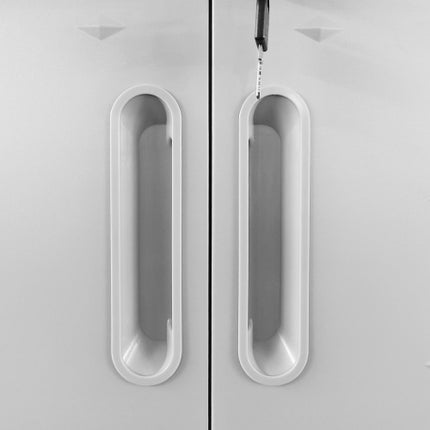 Heavy-Duty Metal Garage Storage Cabinet With Wheels