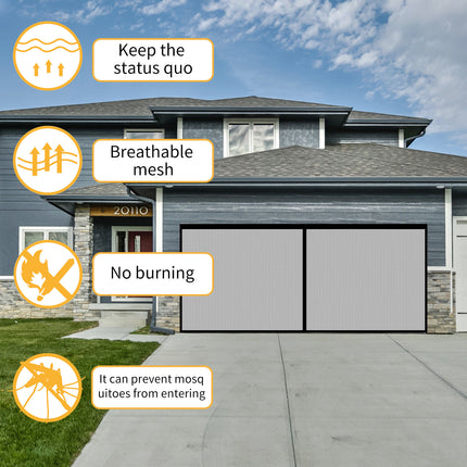 Velcro Seamless Retractable Garage Door Screen
