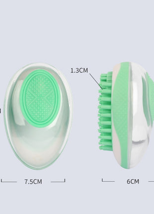 Dog Cat Bath Brush 2-in-1 Pet SPA Massage ⭐
