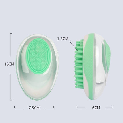 Dog Cat Bath Brush 2-in-1 Pet SPA Massage