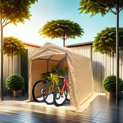 7x12ft Outdoor Portable Gazebo Storage Shelter Shed