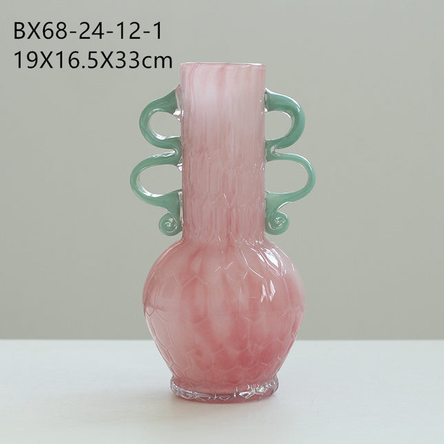 Hallway Soft Outfit Countertop Decoration Colorful Vase