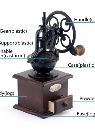 Hand grinder, coffee bean grinder