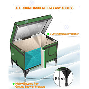 Outdoor Heated Cat House