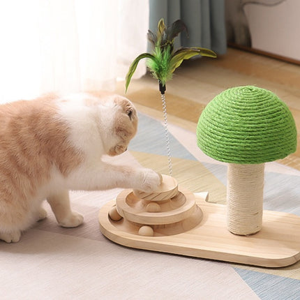 Juguetes para gatos en forma de árbol para mascotas Poste rascador para gatos