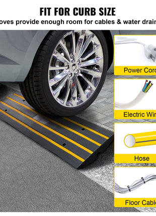 VEVOR Rubber Curb Ramp