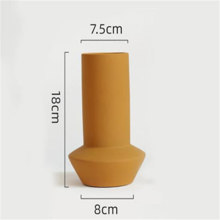 Nordic Simple Morandi Art Vase Villa Living Room