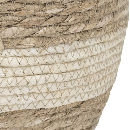 Straw Flowerpot Flower Frame Planting Basket