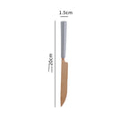 Cuchillo de mesa gris