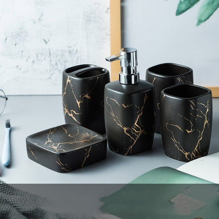 Lavar el baño, regalo, taza de enjuague bucal