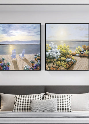 Abstract bedroom decoration