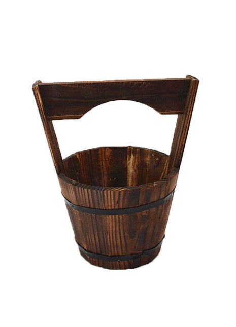 Carbonized Wooden Succulent Planter