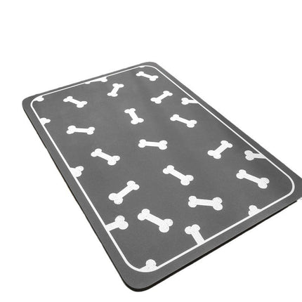 Pet Feeding Mat-Absorbent Dog Mat For Food