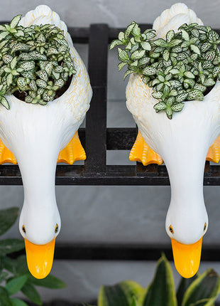 Cute Duck Flower Pot