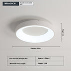 Luz blanca de 30 cm