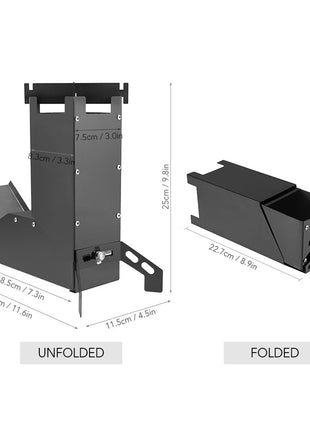 Portable Folding Stainless Steel Wood Stove