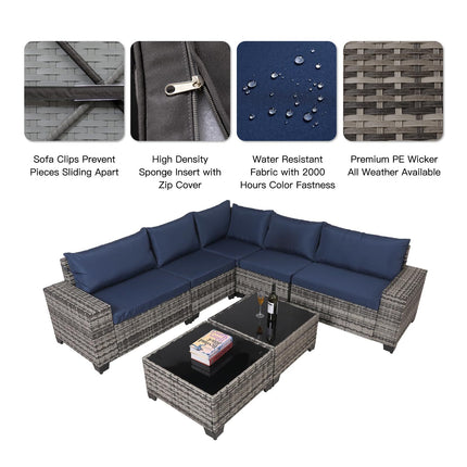 7-Piece Outdoor Patio Furniture Sets