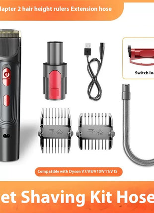 Pet Grooming Vacuum Attachment Kit ⭐