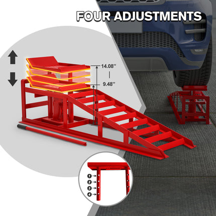 2-Pack Low-Profile Car Ramps
