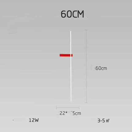 Lámpara de pared nórdica minimalista moderna minimalista para sala de estar, sofá, fondo