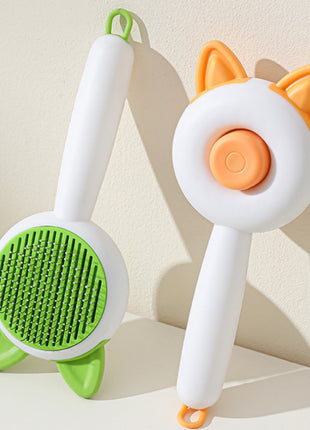 Self-Cleaning Pet Grooming Brush