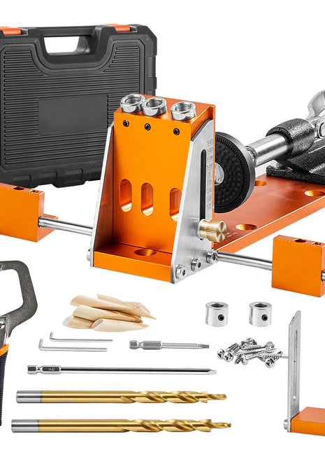 34-Piece Pocket Hole Jig Kit ⭐
