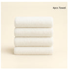 White / 4pcs Towel